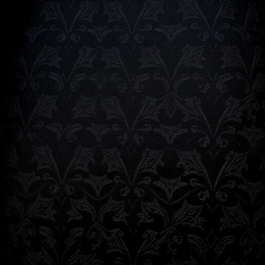 Close-up of black baroque jacquard fabric